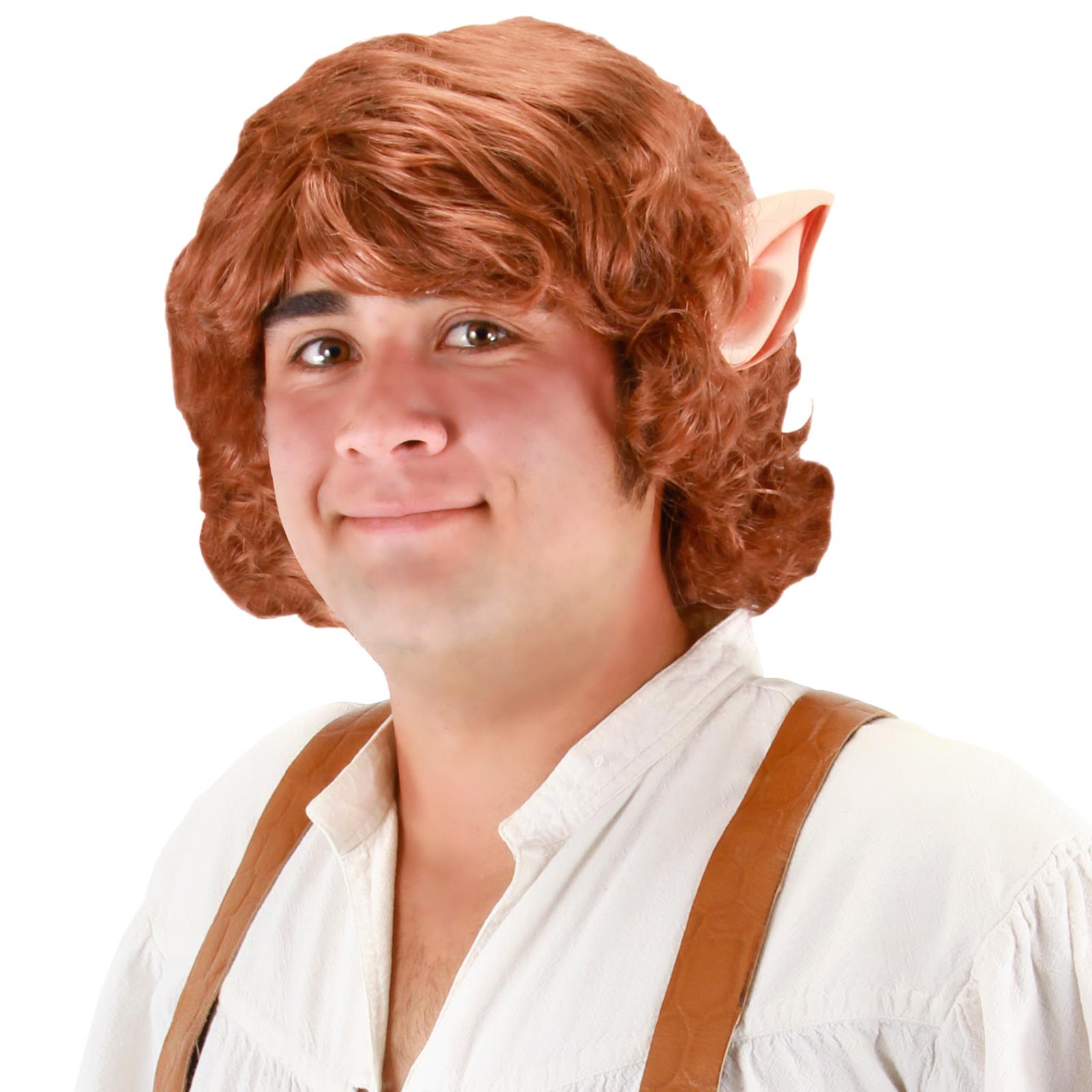 The Hobbit Bilbo Baggins Adult Wig With Ears