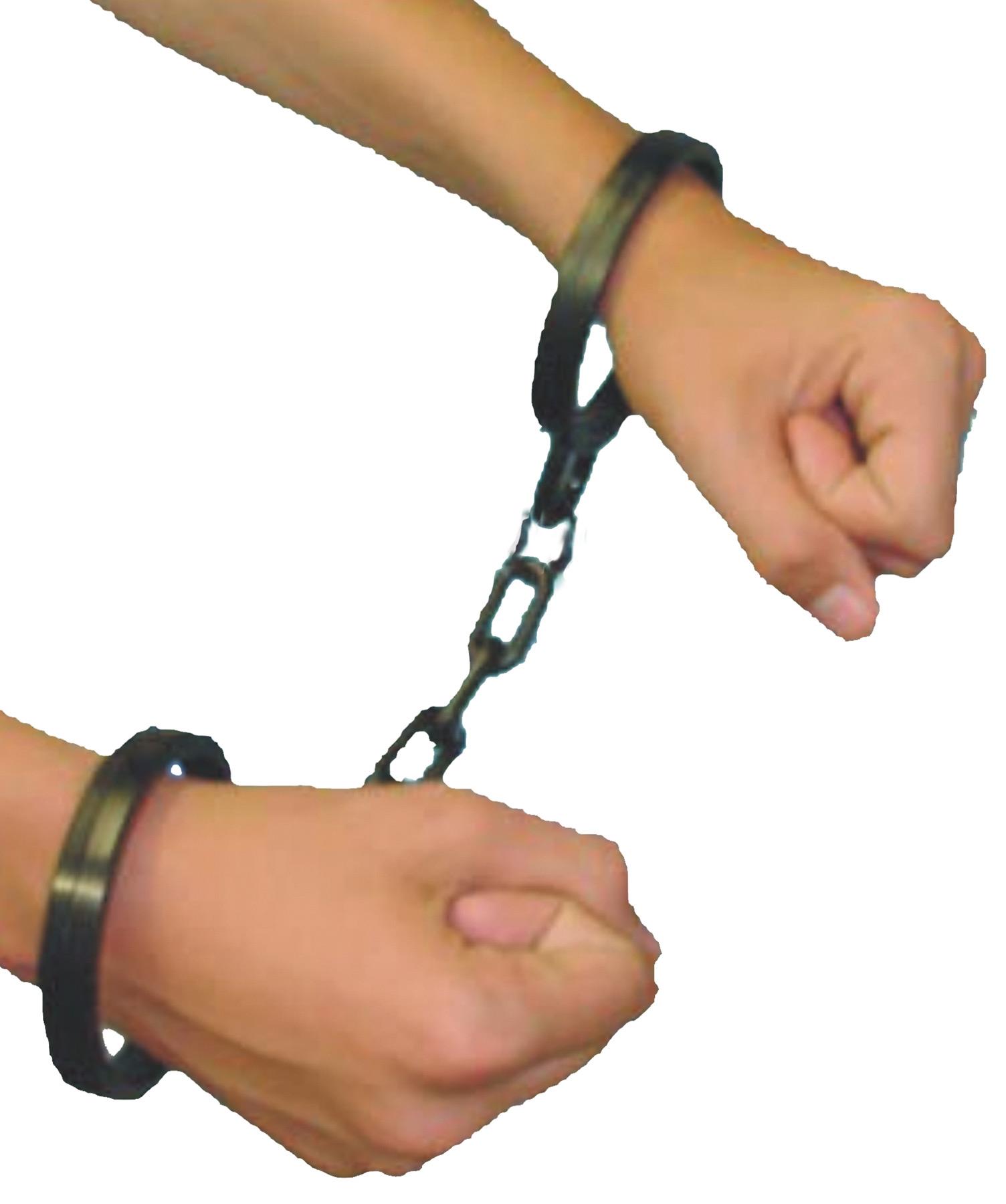 Prisoner Wrist Shackles Costume Accessory