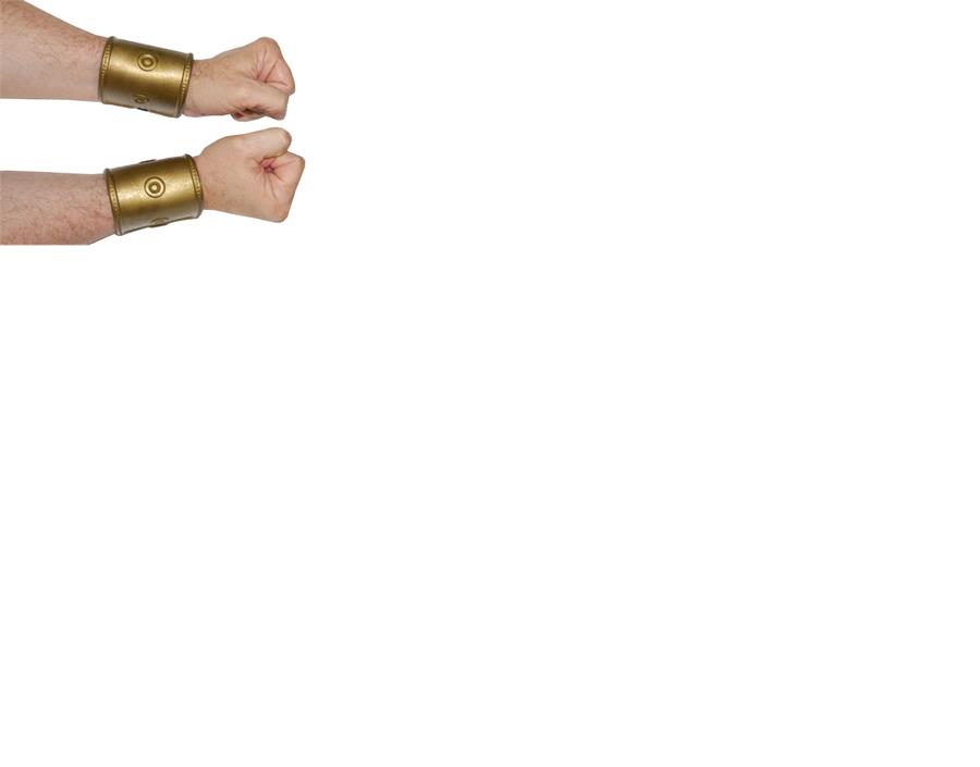 Roman Wristbands Adult Costume Accessory