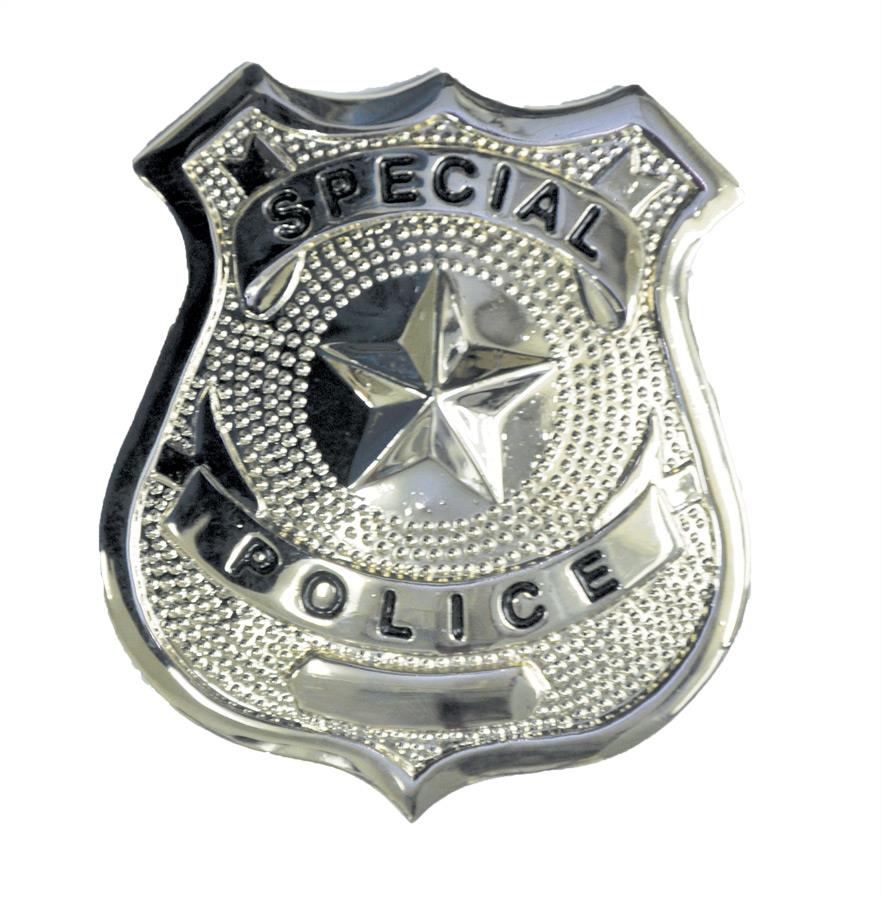 Special Police Badge Adult Costume Accessory