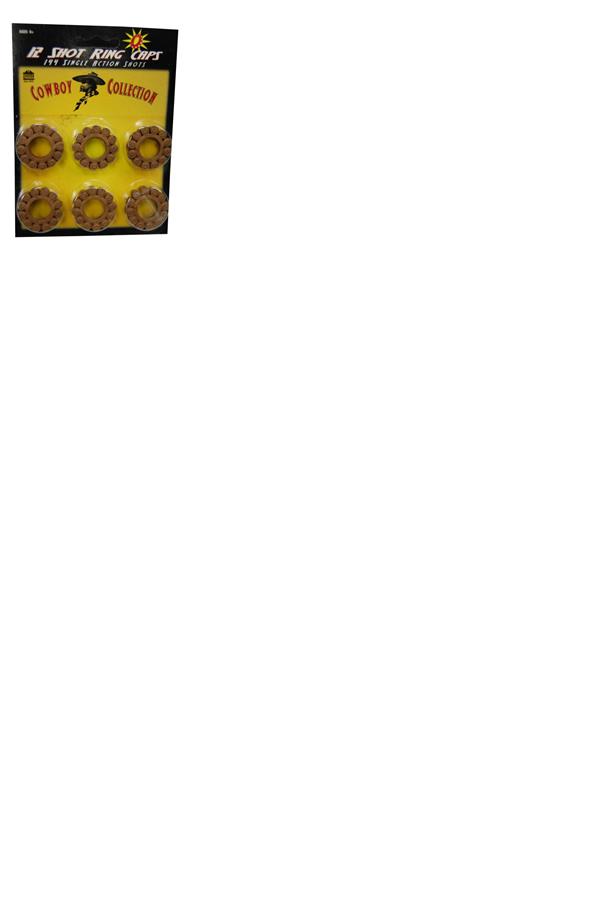 12 Shot Cap Rings Adult Costume Accessory