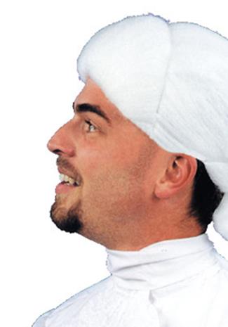 Colonial Man White Adult Wig