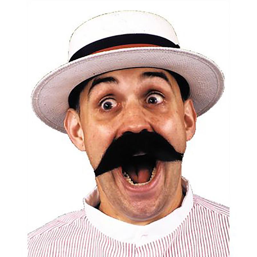 Six Way Clip On Mustache Adult Costume Accessory
