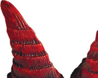 Horns Goat Red Makeup Accessory