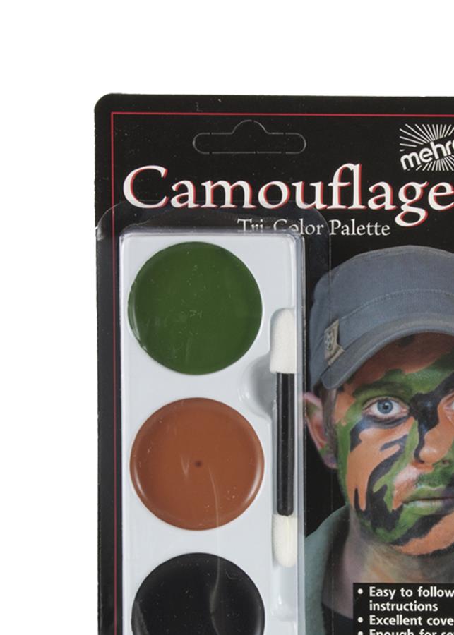 Mehron Tri Colour Palette Camouflage Makeup Accessory
