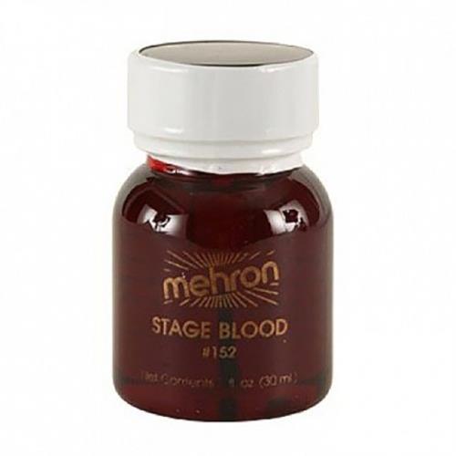 Mehron Bright Arterial Stage Fake Blood 1oz Makeup Accessory
