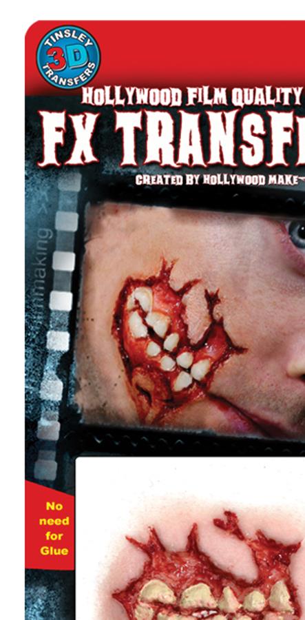 Cheek Decay 3D Professional Tattoo Makeup Accessory