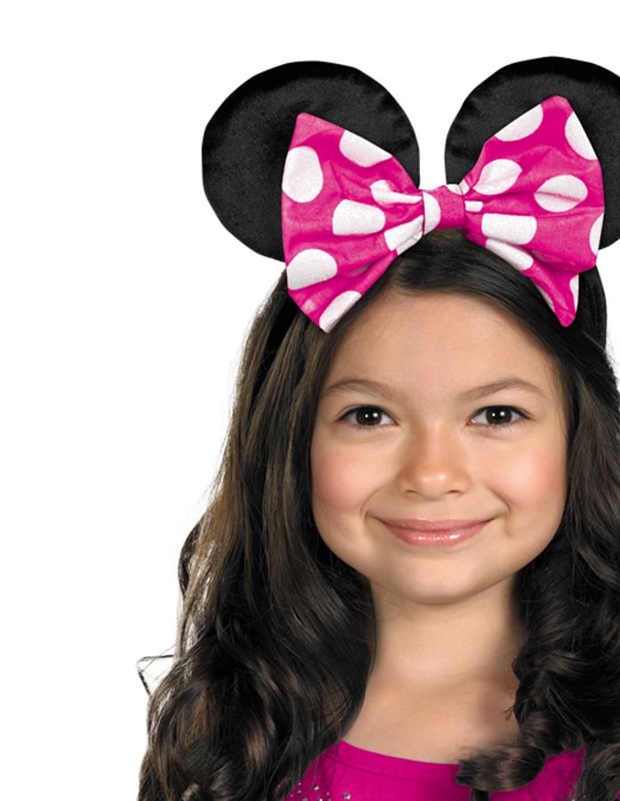 Minnie Mouse Ears With Bow Child Costume Accessory