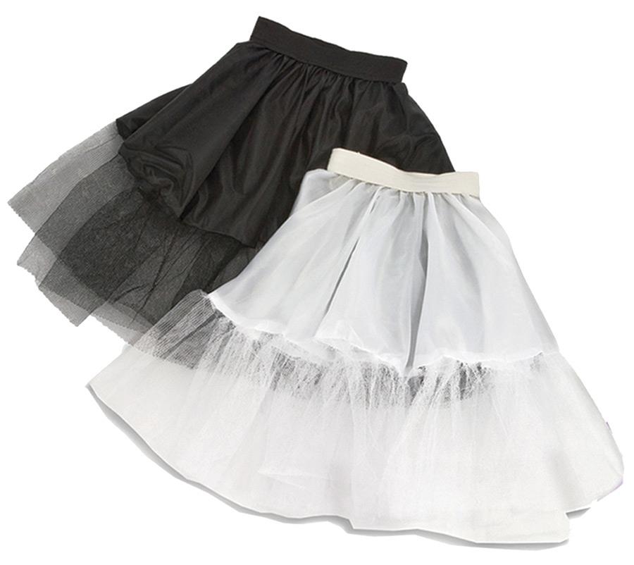 Petticoat Tutu Skirt Black Adult Costume Accessory