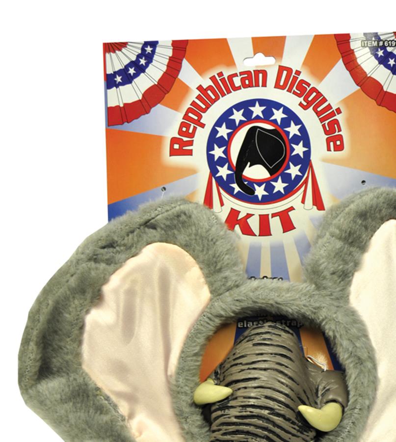 Republican Elephant Trunk Ears Adult Accessory Kit