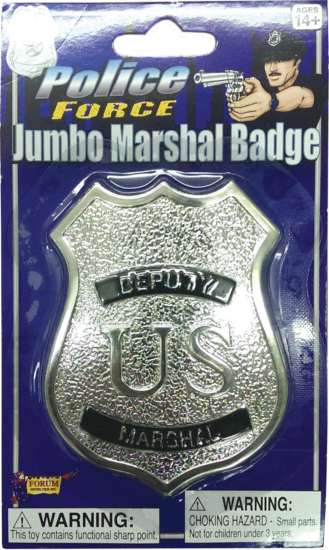 Deputy US Marshal Badge Adult Costume Accessory