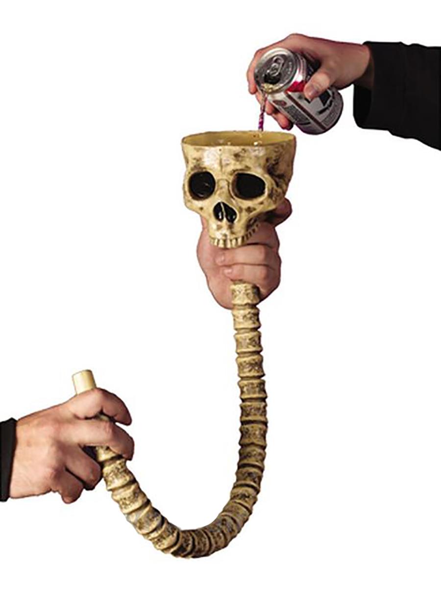 Skull Beer Funnel Costume Accessory