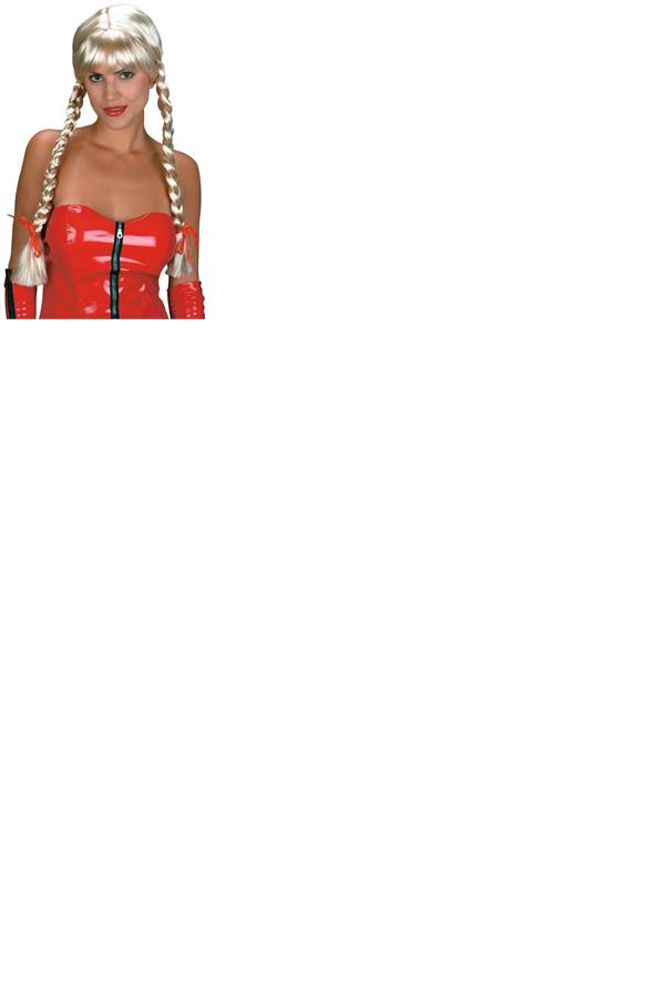 Blonde Braids Adult Wig