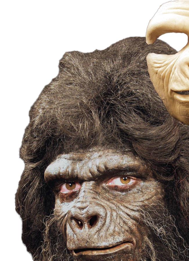 Prosthetic Gorilla Full Face Makeup Accessory