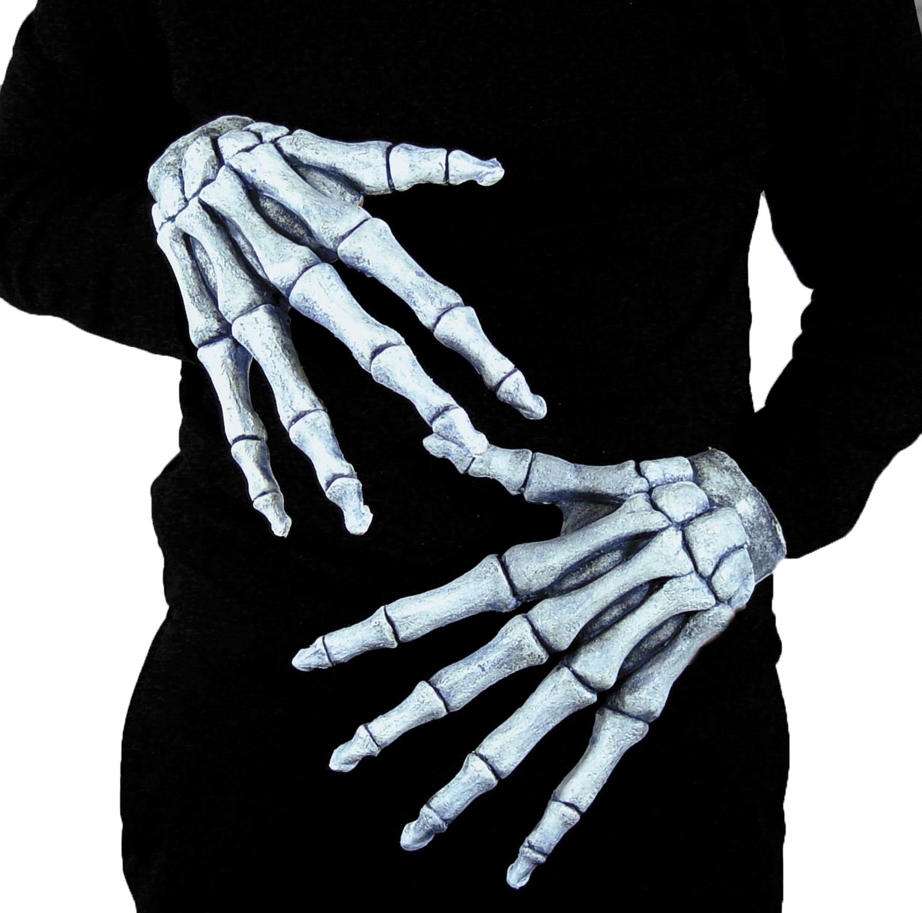 Ghostly Bones Adult Gloves