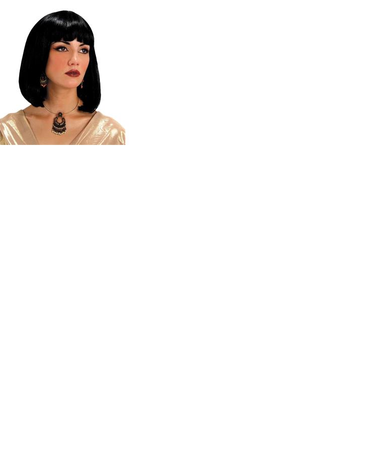 Cleopatra Egyptian Black Adult Wig