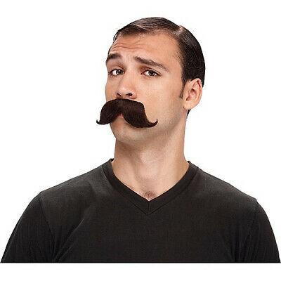 English Black Mustache Adult Costume Accessory