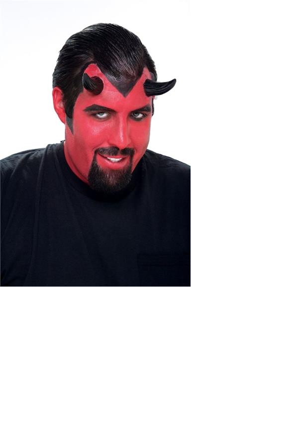 Demon Horns Black Prosthetic Makeup Accessory