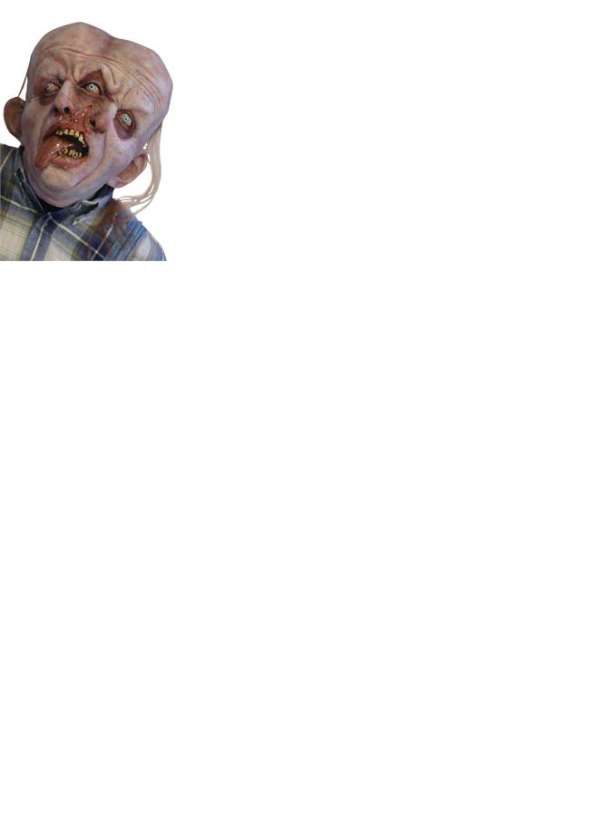 Two Headed Man Gemini Monster Latex Adult Mask
