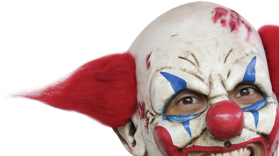 Clown Deluxe Chinless Adult Mask
