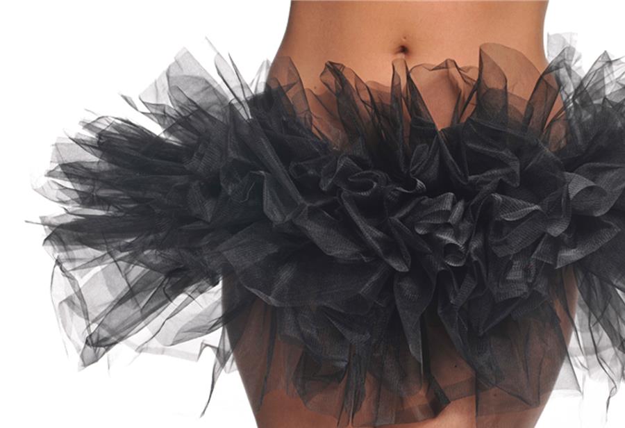Black Sexy Tutu Adult Costume Accessory