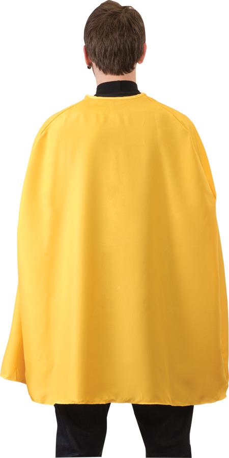 Yellow Superhero Adult Cape