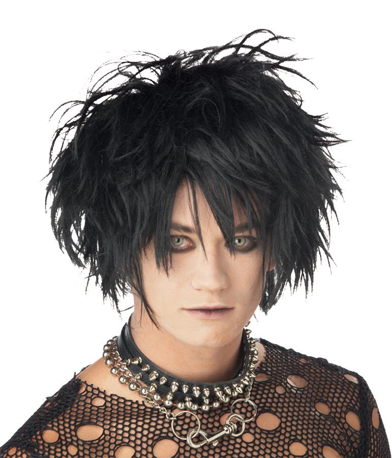 Midnight Fiend Punk Rock Adult Wig