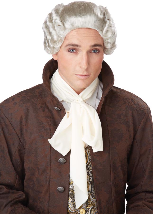 18th Century Peruke Grey Adult Wig