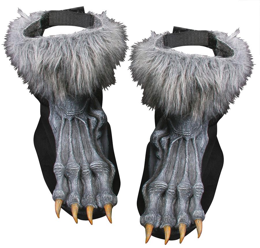 Werewolf Grey Adult Shoe Covers