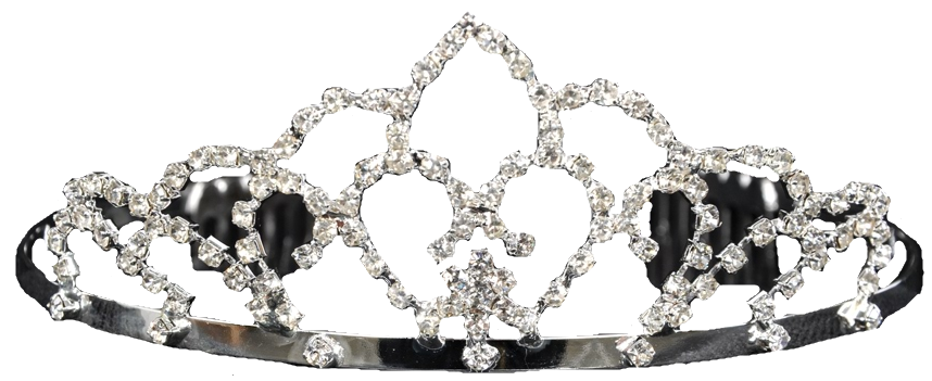 Princess Swirl Tiara Rhinestones 2in Child Costume Accessory