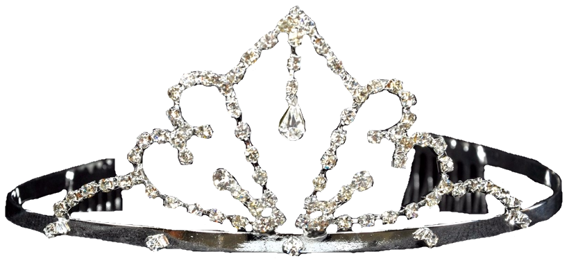 Princess Tiara Rhinestones 2.25in Child Costume Accessory
