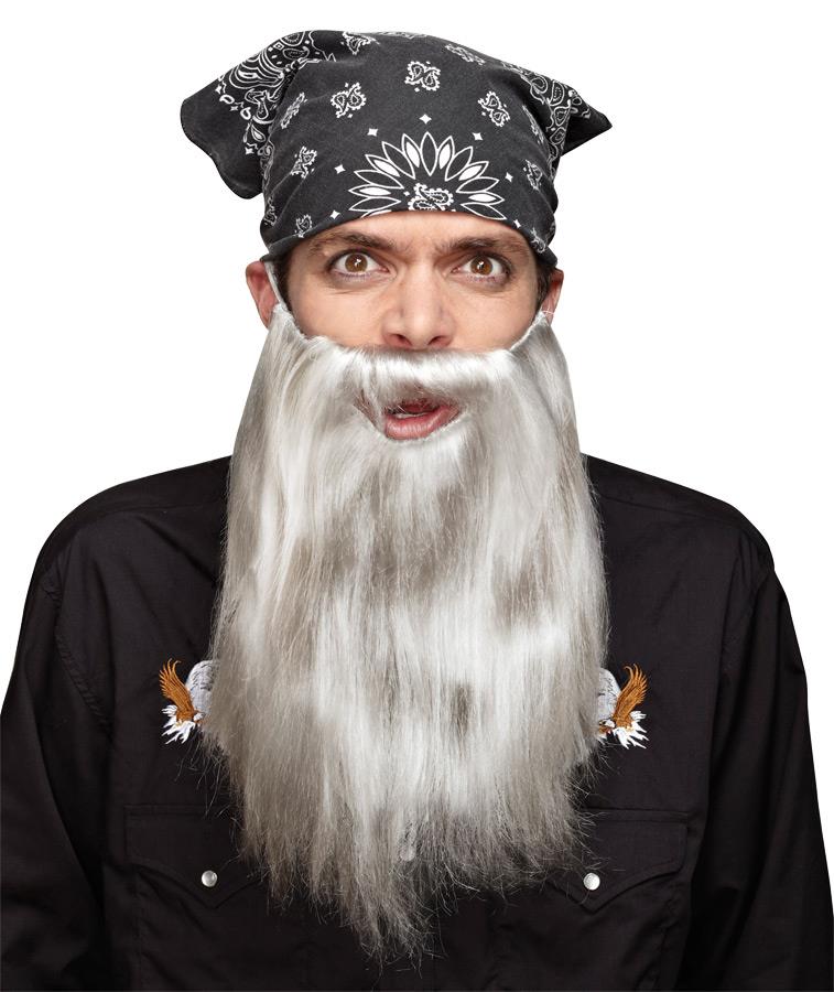 Basic Grey Beard Adult Costume Accessory