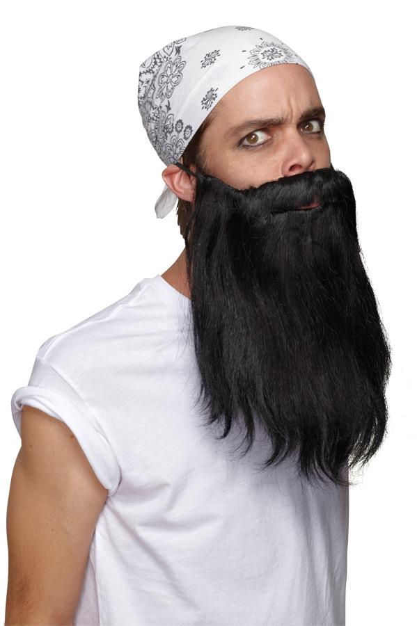 Basic Black Beard Adult Costume Accessory