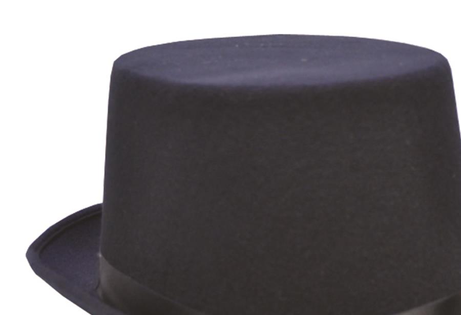 Black Deluxe Felt Adult Top Hat 