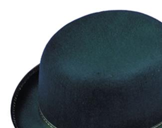 Felt Green Derby Adult Hat