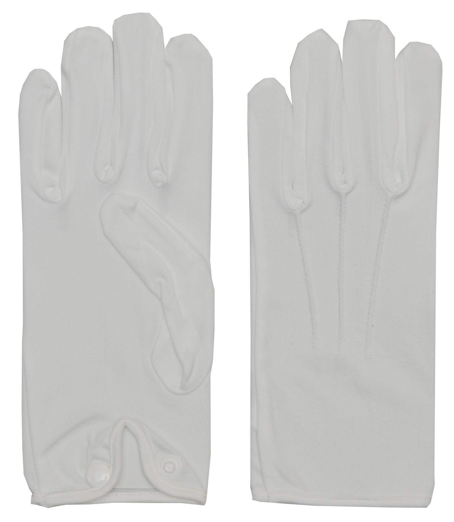 White Gloves Adult Costume Accessory