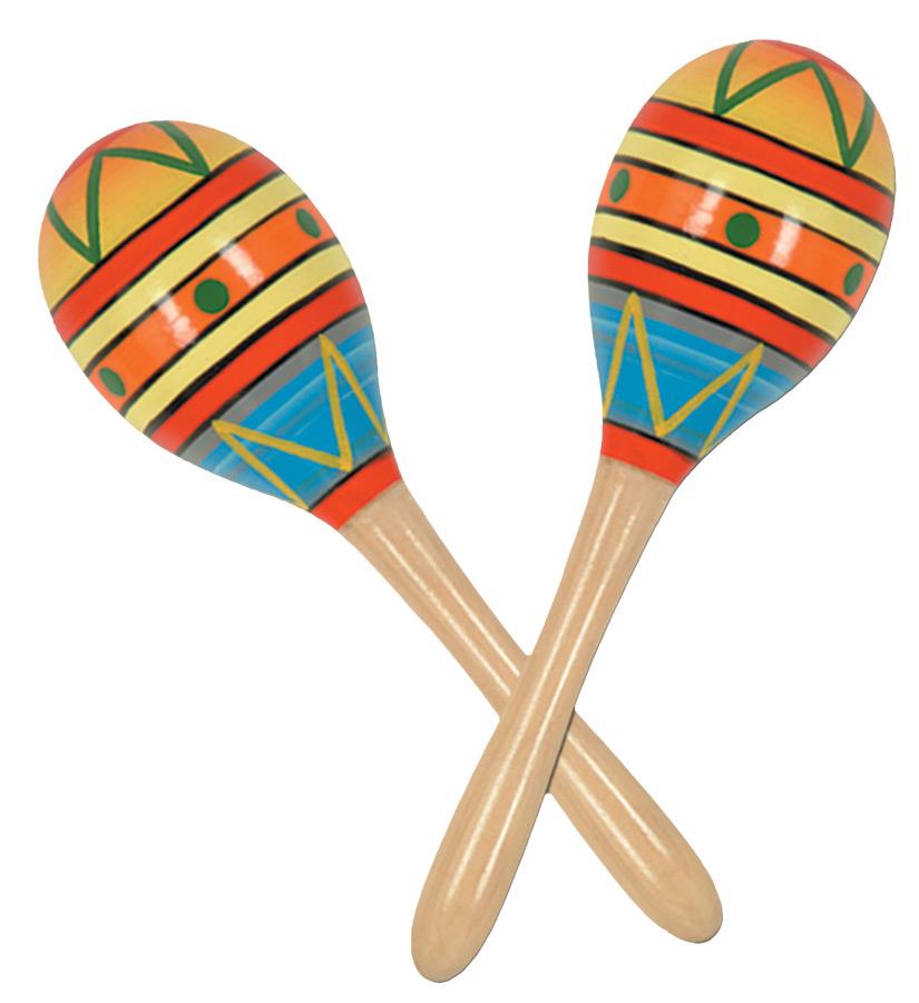 Fiesta Fun Party Maracas Adult Costume Accessory