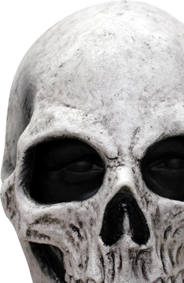 White Skull Latex Adult Mask