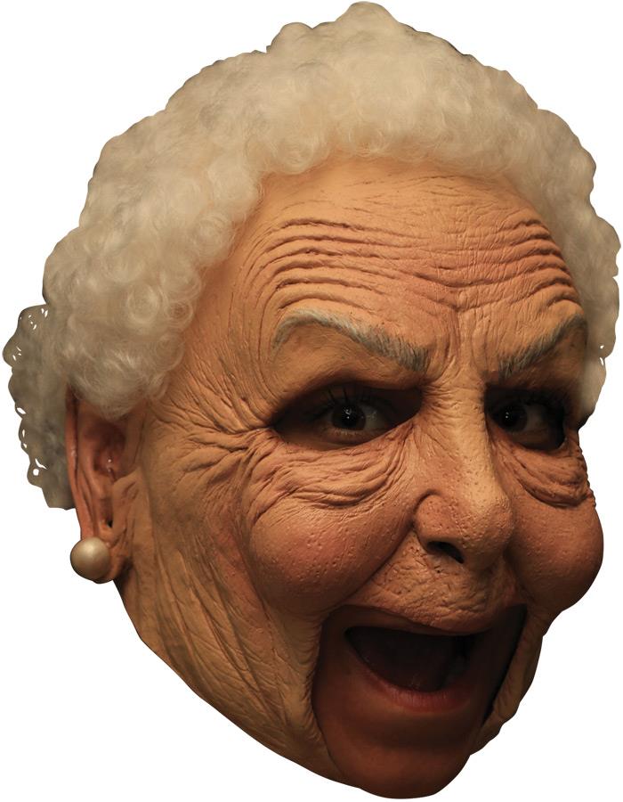 Nanny Deluxe Chinless Latex Adult Mask