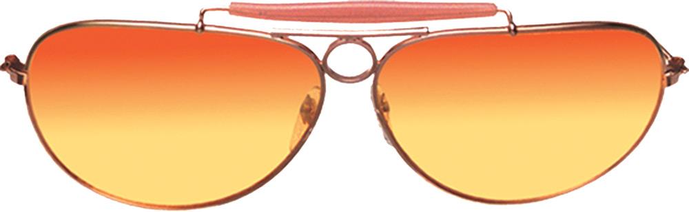 Aviator Glasses Gold Sunset Adult Costume Accessory
