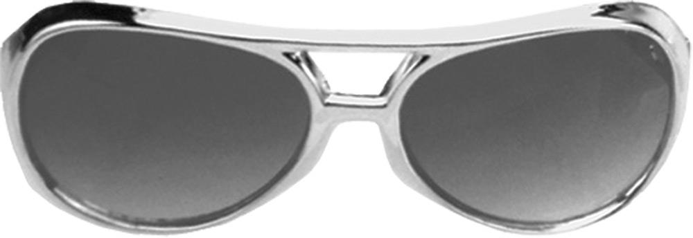Rock N Roll Glasses Silver Smoke Adult Costume Accessory