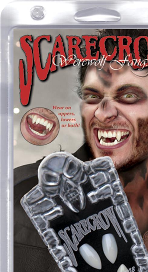 Werewolf Custom Fangs Scarecrow Adult Costume Accessory