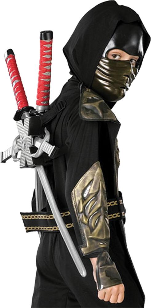 Dragon Ninja Weapon Backpack Costume Accessory