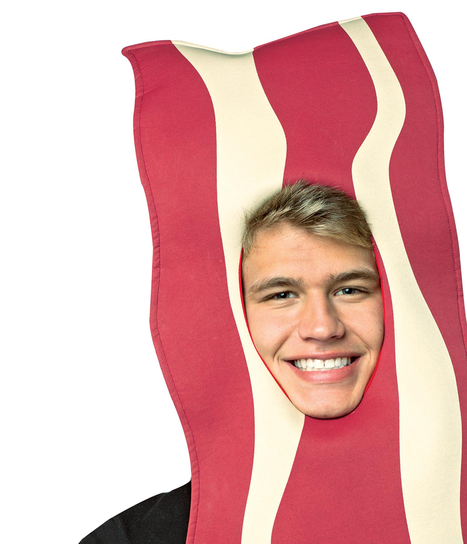 Bacon Open Face Adult Mask