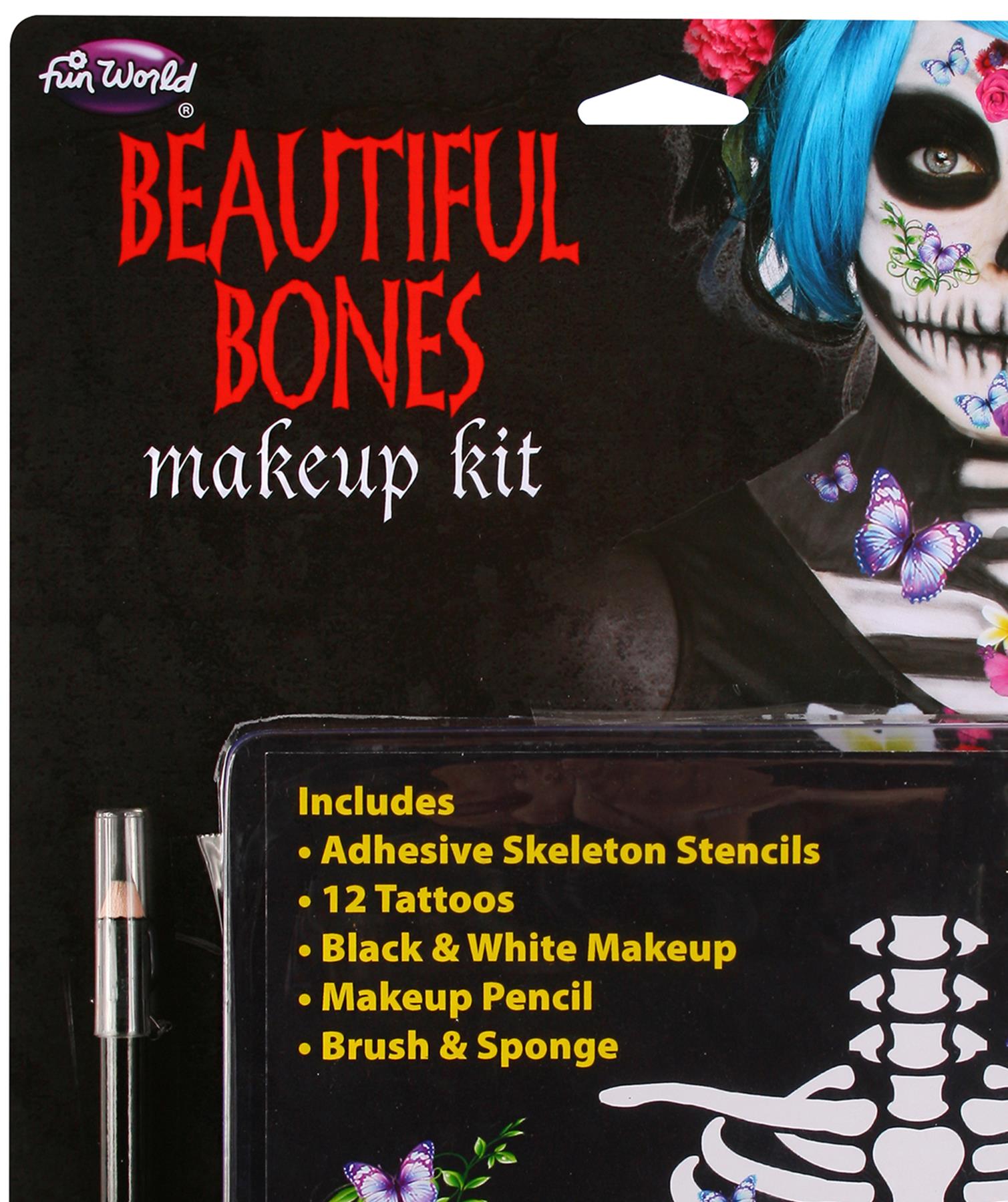 Beautiful Skeleton Makeup Kit