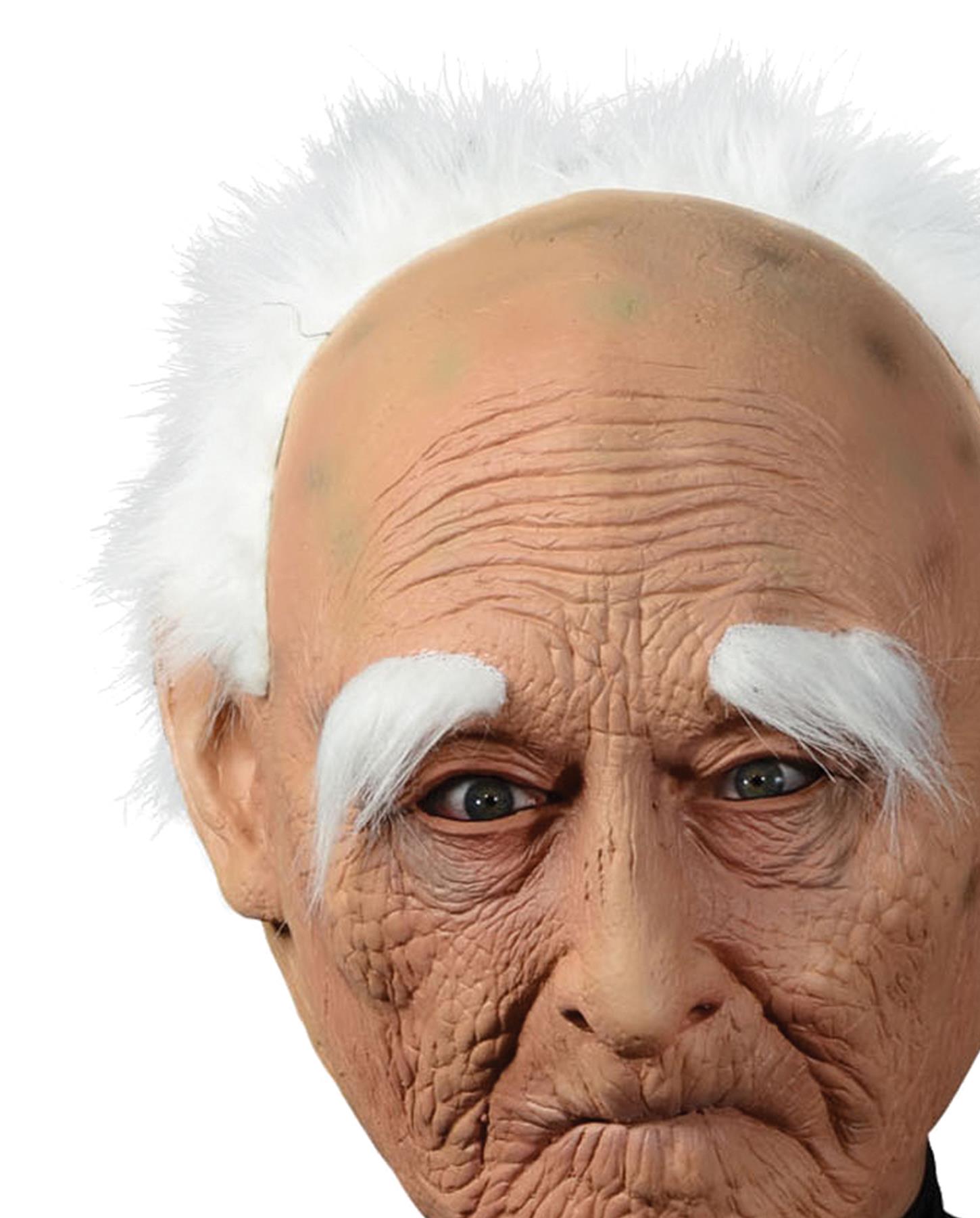 Creepy Old Man Adult Mask