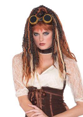 Steampunk Havoc Dreads Adult Wig