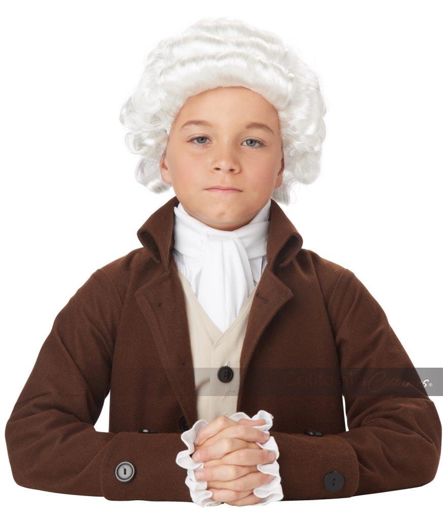 Colonial Man Child Wig