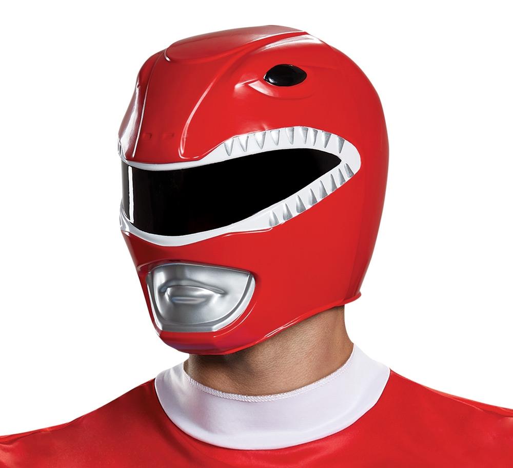 Mighty Morphin' Power Rangers Red Ranger Helmet Adult Costume Accessory