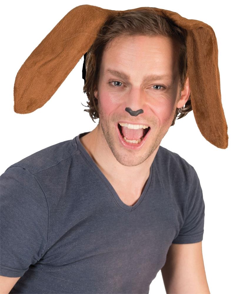 Dog Ears Headband Adult Costume Accessory
